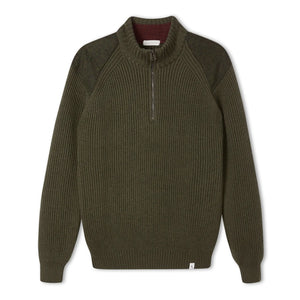 Navy Quarter Zip Jumper