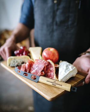 Cheese Board & Knife Set with Wine Opener