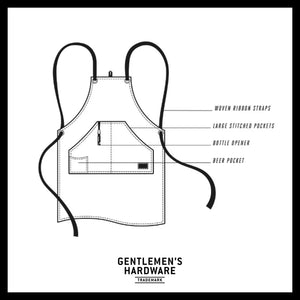 BBQ Utility Apron & Bottle Opener