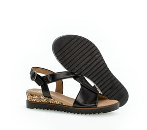 Black Rich Womens Sandals