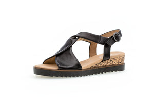 Black Rich Womens Sandals