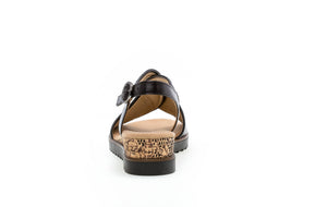 Black Rich Womens Sandals