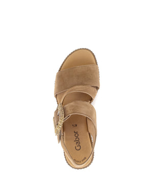 Taupe Embrace Wedges