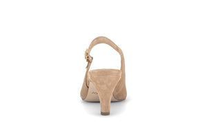 Beige Lazona Court Shoes