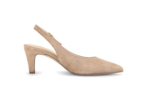 Beige Lazona Court Shoes