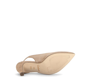 Beige Lazona Court Shoes