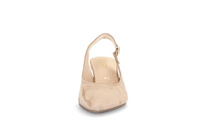Beige Lazona Court Shoes
