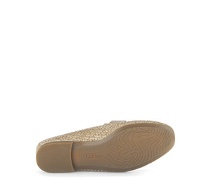 Beige Jangle Raffia Loafers