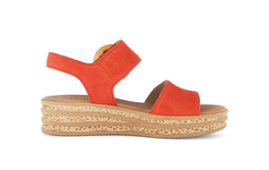 Orange Andre Sandals
