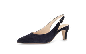 Navy Lazona Court Shoes