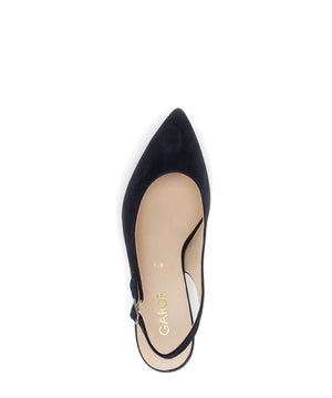 Navy Lazona Court Shoes
