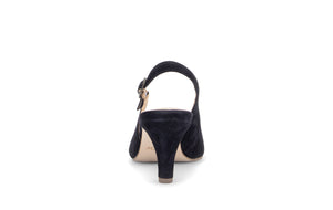 Navy Lazona Court Shoes