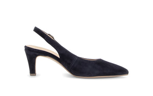 Navy Lazona Court Shoes