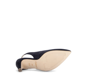 Navy Lazona Court Shoes