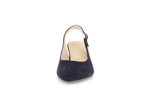 Navy Lazona Court Shoes