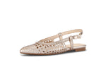 Load image into Gallery viewer, Gold Slingback Pumps
