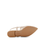 Load image into Gallery viewer, Gold Slingback Pumps
