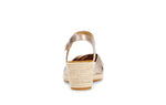 Load image into Gallery viewer, Pewter Wedge Sandals
