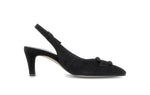 Load image into Gallery viewer, Black Open Heel Shoes

