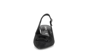 Black Open Heel Shoes