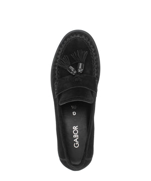 Black Tassel Loafers