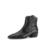 Load image into Gallery viewer, Black Cowbay Ankle Boots
