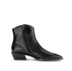 Load image into Gallery viewer, Black Cowbay Ankle Boots
