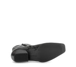 Load image into Gallery viewer, Black Cowbay Ankle Boots
