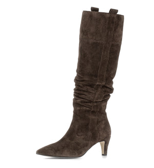 Brown Suede Elegant Boots