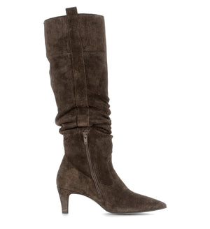 Brown Suede Elegant Boots