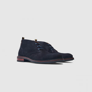 Navy Suede Gali Boots
