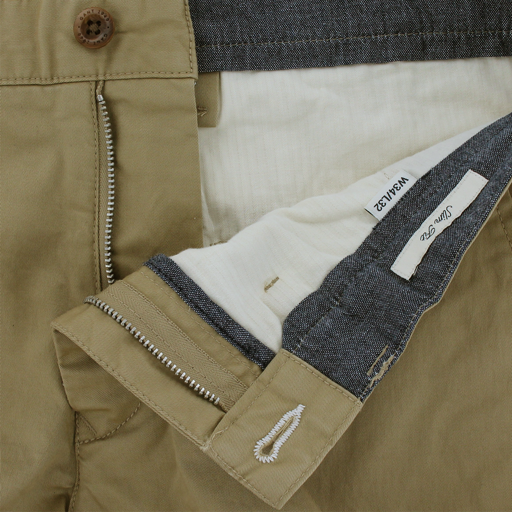 Gant slim online fit twill chinos
