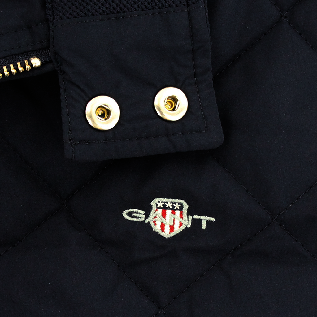 Gant Navy Quilted Windcheater Gilet