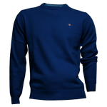Load image into Gallery viewer, Gant Superfine Lambswool Crew Neck Sweater Blue
