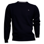Load image into Gallery viewer, Gant Superfine Lambswool Crew Neck Sweater Marine
