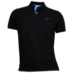 Load image into Gallery viewer, Gant Contrast Collar Pique Polo Shirt Black
