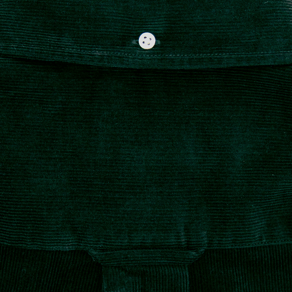 Gant Corduroy Shirt Tartan Green