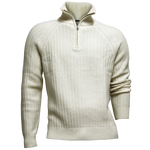 Load image into Gallery viewer, Gant Textured Raglan Half Zip Sweater Cream
