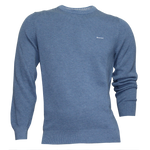 Load image into Gallery viewer, Gant Cotton Pique Crew Neck Sweater Denim
