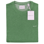 Load image into Gallery viewer, Gant Cotton Pique Crew Neck Sweater Green
