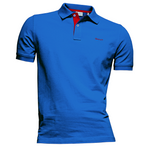 Load image into Gallery viewer, Gant Contrast Collar Pique Polo Shirt Blue
