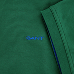 Load image into Gallery viewer, Gant Contrast Collar Pique Polo Shirt Green
