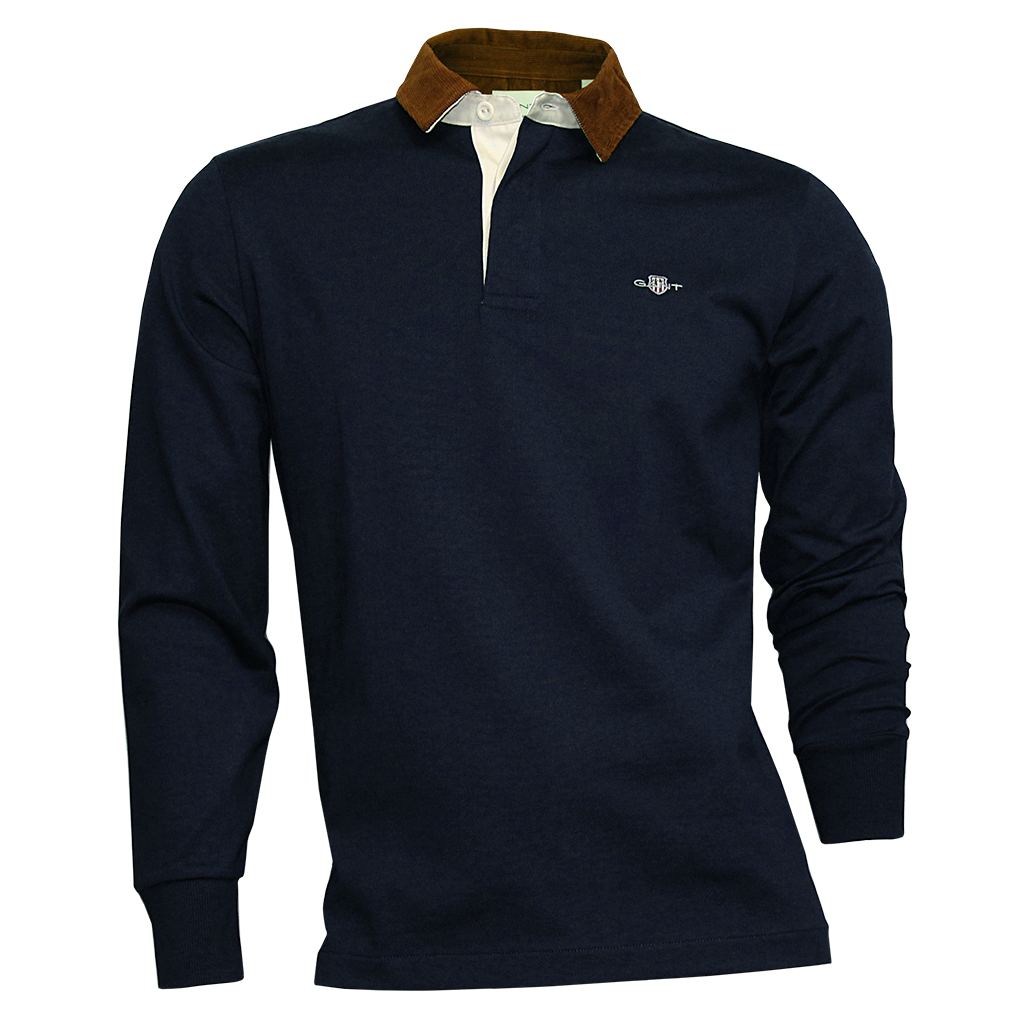 Gant Corduroy Collar Heavy Rugger Navy