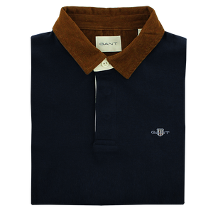 Gant Corduroy Collar Heavy Rugger Navy