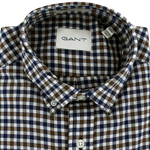 Load image into Gallery viewer, Gant Gingham Light Twill Shirt Brown
