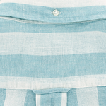 Load image into Gallery viewer, Gant Regular Fit Cotton Linen Short Sleeve Stripe Shirt Blue
