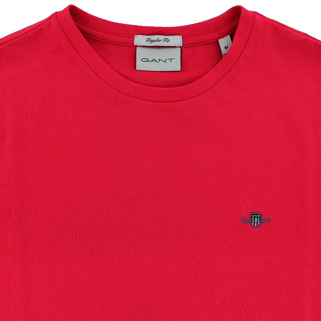 Gant Regular Fit Shield T-Shirt Red