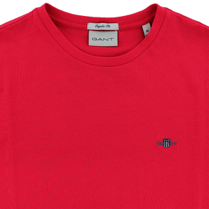 Gant Regular Fit Shield T-Shirt Red