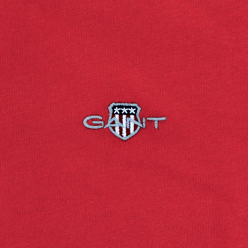 Gant Regular Fit Shield T-Shirt Red