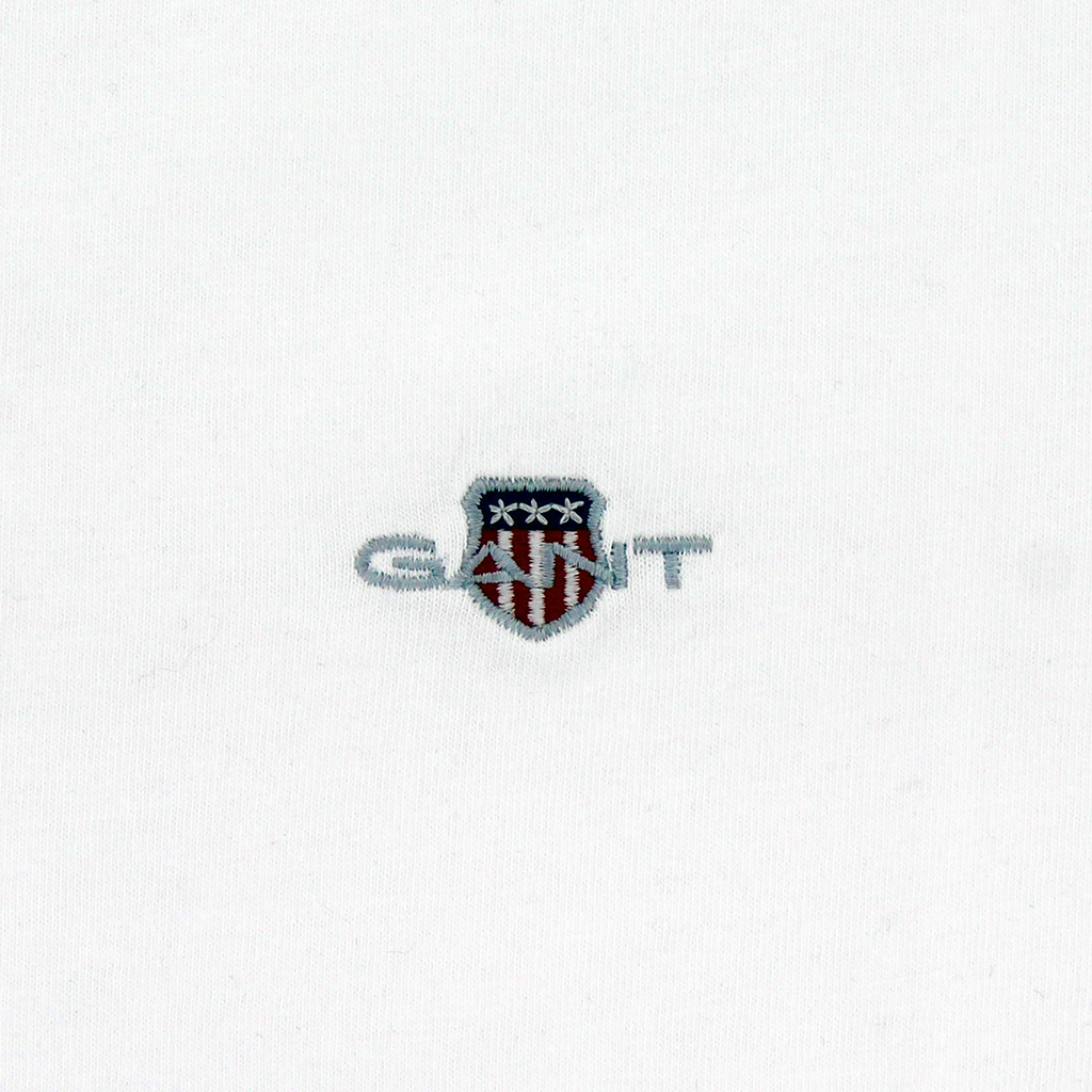 Gant Regular Fit Shield T-Shirt White